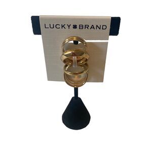 Lucky Brand 5 Gold Toned Ring Set in Ladies Sz. 7